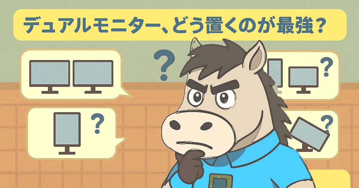 デュアルモニター最強布陣アイキャッチ