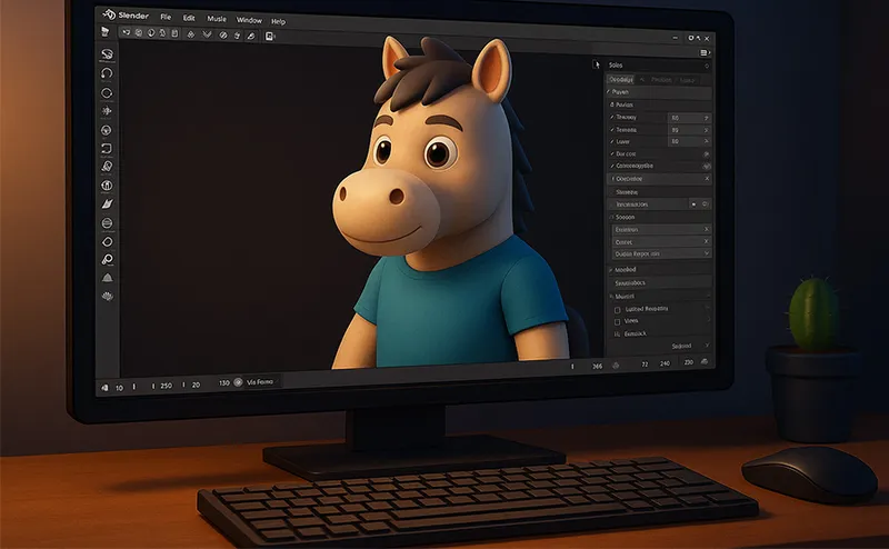 3DCGウマコップ
