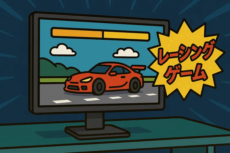 レーシングゲームに必要なスペックとおすすめモニター