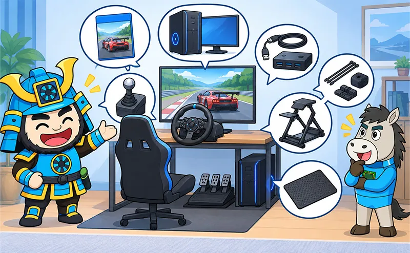 レースゲーム環境に必要なもの